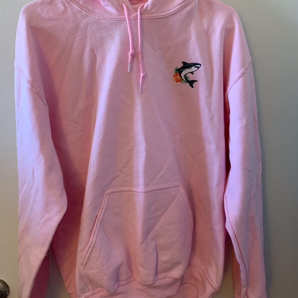 Pink hoodie